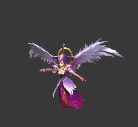 梦幻天神  飞行动作