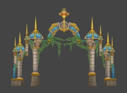 高级 城堡 大门 欧美风 魔幻风 希望你们喜欢