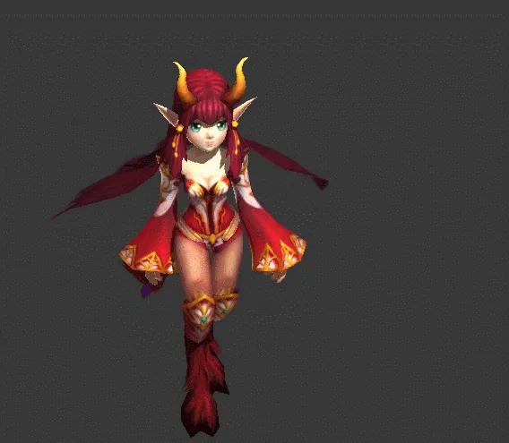 情魔 走路动画 很不错哦