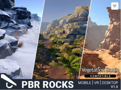 unity最好的岩石资源 Rocks Pack PBR 1.3