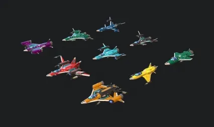 战斗飞机飞船 3D模型