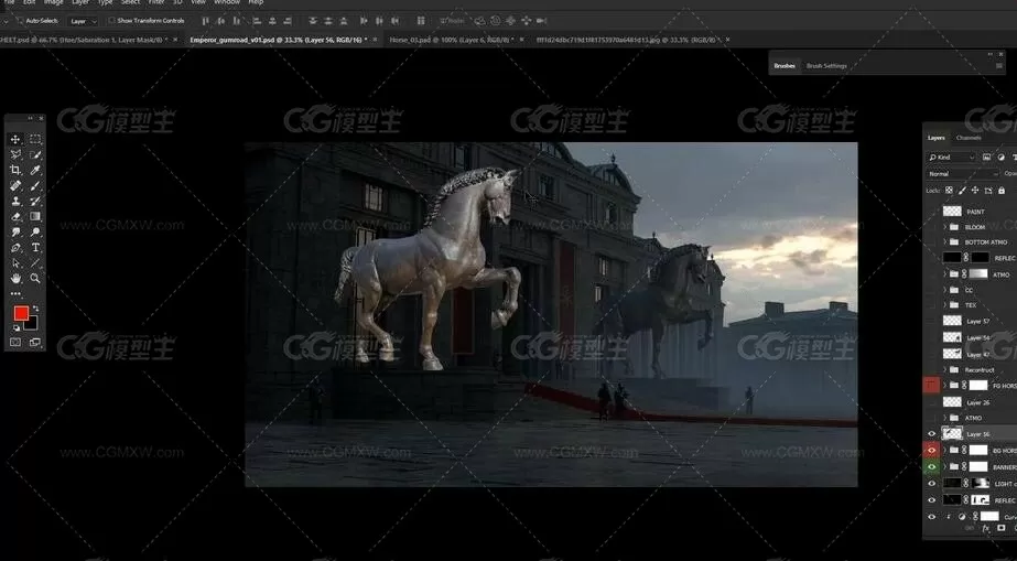 3DMax顶级概念设计场景渲染视频教程-2