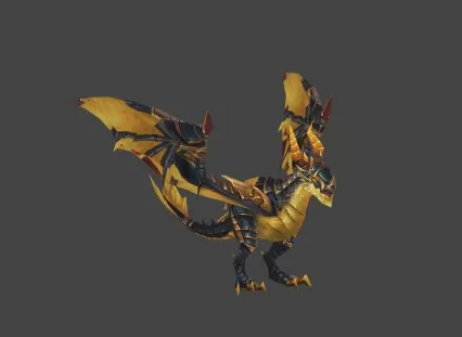 飞龙 飞行 坐骑 怪物 魔幻风 精品手绘模型