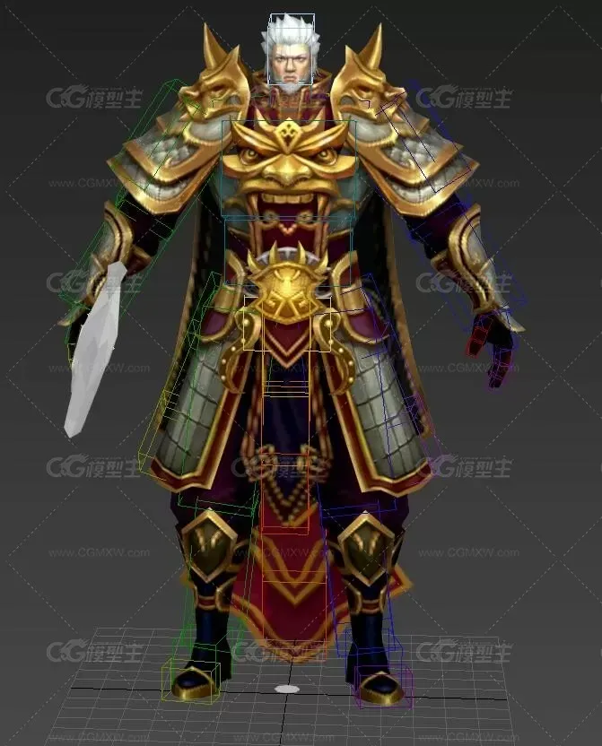 老武将绑定带跑步动作-2