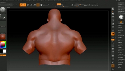 ZBrush肌肉结构雕刻讲解兽人半身像 视频教程