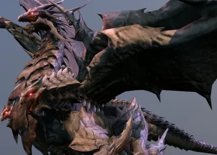 三头龙 西方龙 魔龙 恶龙 恶魔龙怪 妖龙