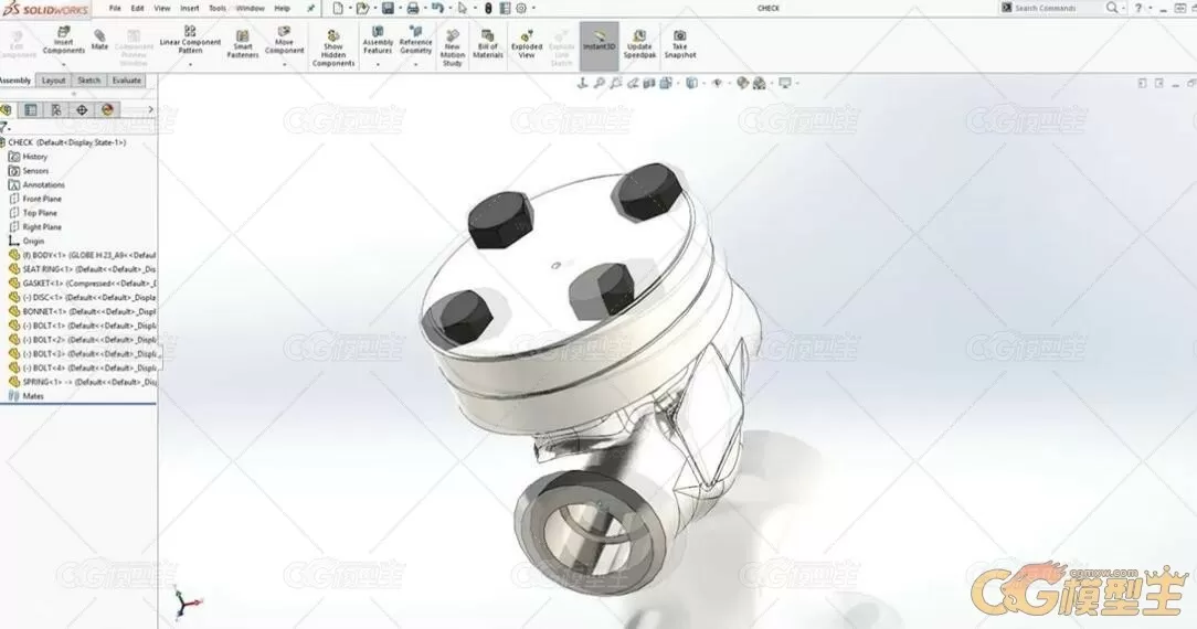 Solidworks中3D建模与2D绘图技术训练视频教程-3