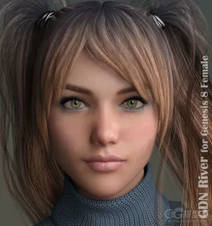 正妹3D模型