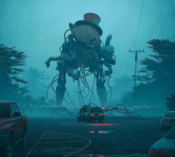 Simon Stalenhag 【电幻国度】极度干燥概念CG场景 1400P