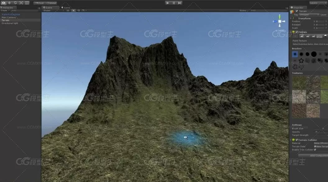 Unity3D天空，植被，LOD制作地形地编教程-4