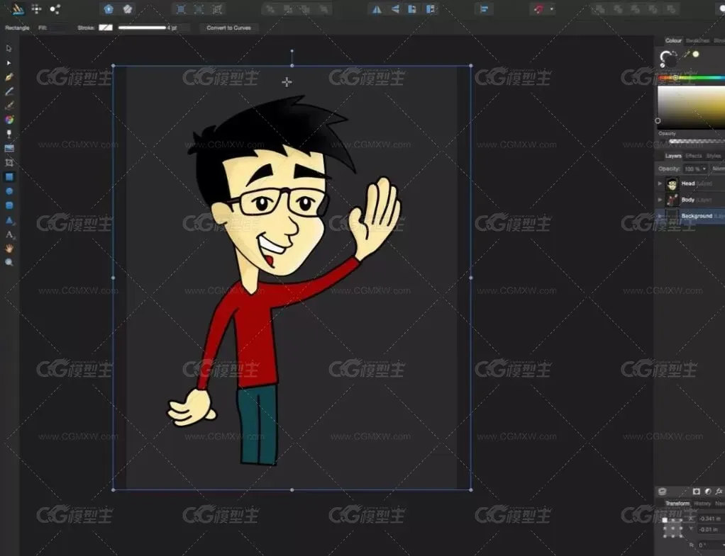 Affinity Designer矢量图形设计初学者入门训练视频教程-6