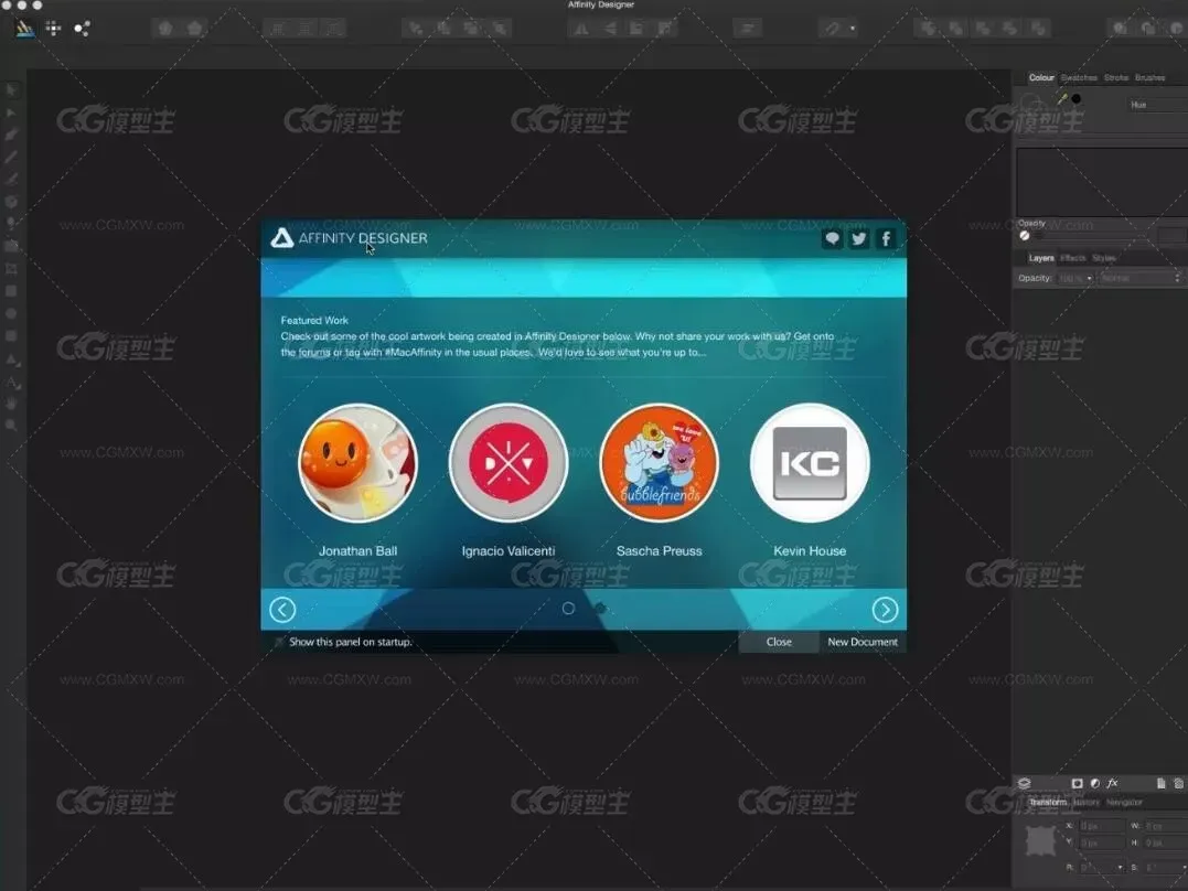 Affinity Designer矢量图形设计初学者入门训练视频教程-8