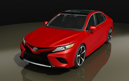 3dmax2011新款丰田凯美瑞运动版_Toyota Camry XSE 2018-19_带内饰