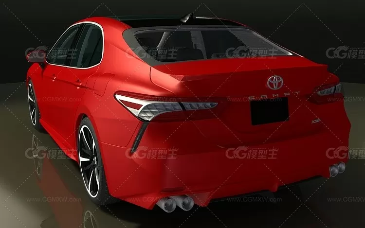 3dmax2011新款丰田凯美瑞运动版_Toyota Camry XSE 2018-19_带内饰-3