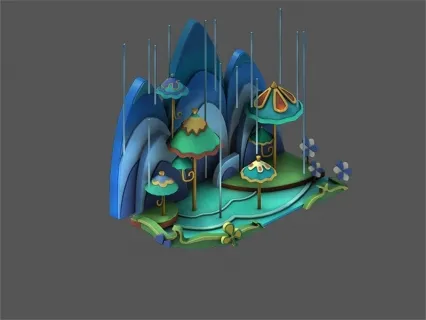 综合材质背景完整05 游戏模型 低模手绘贴图 喜欢的进来下载吧