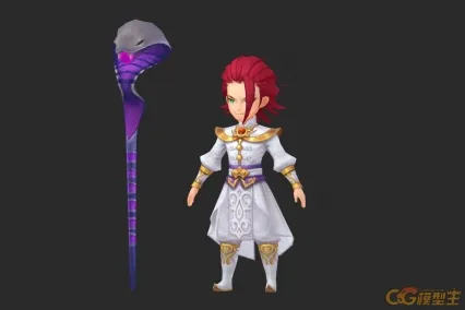 Q版 蛇族族长 蛇仗魔尊