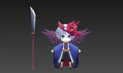 长刀 男 Q版 日韩风 和风 武士 喜欢就下载吧