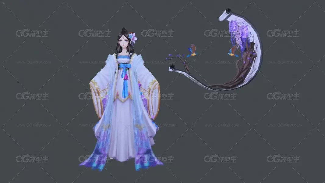 卷轴坐骑和鸟语花香时装-1