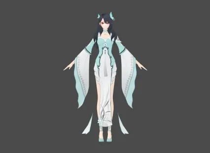 长裙 美女 小姐姐 日韩风 和风 希望你们喜欢