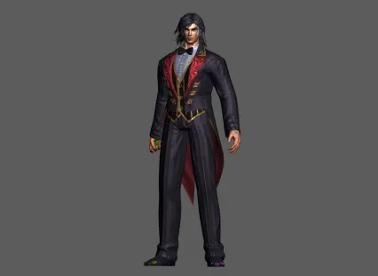 时装 套装 西服 帅哥 武侠 仙侠 精品手绘次时代模型