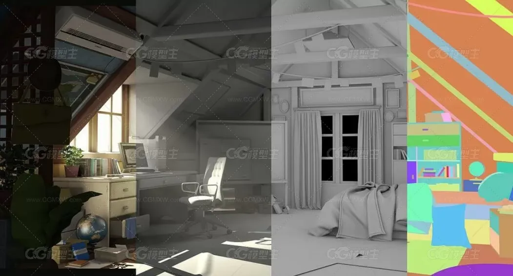 利用3D软件辅助原画设计创作课程-2
