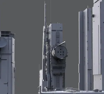 模块化科幻场景3D模型资源