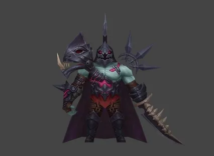 库尔玛魔王 游戏模型 魔王 手绘贴图 喜欢的来下载吧