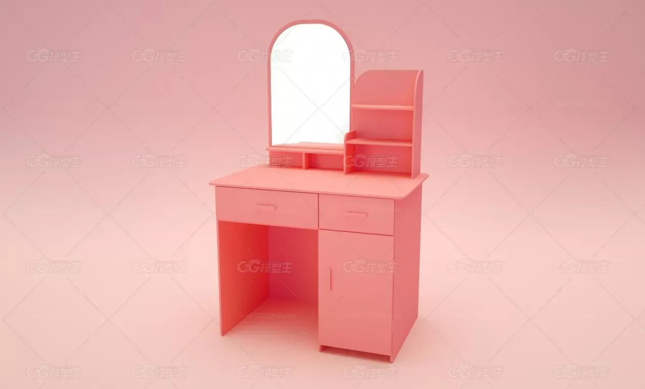 简易化妆台-C4D模型-Xpresso绑定-10
