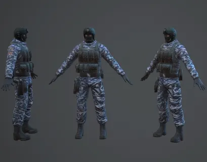 特种兵模型