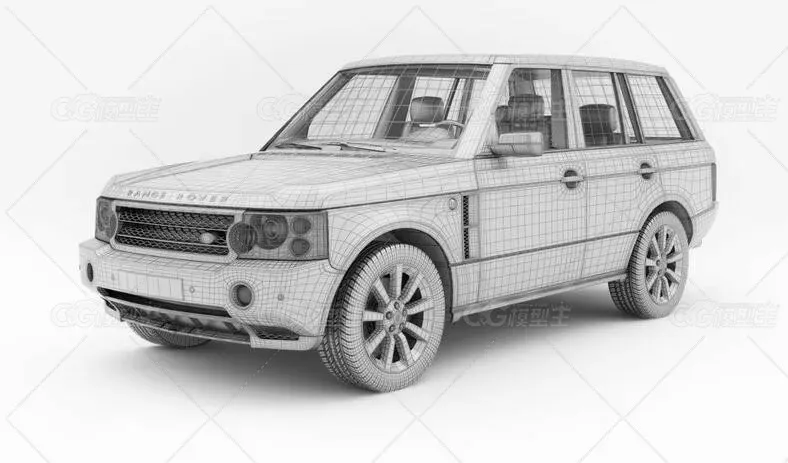 10个精品汽车3D模型+MAX VR渲染源文件-13