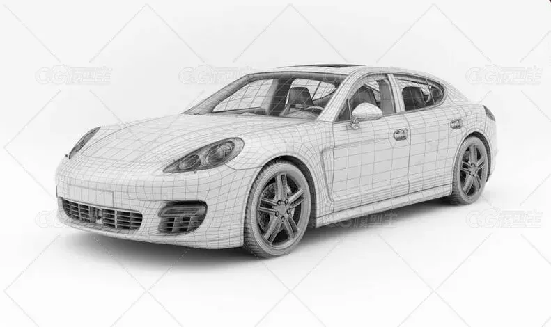 10个精品汽车3D模型+MAX VR渲染源文件-11