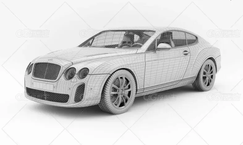 10个精品汽车3D模型+MAX VR渲染源文件-20