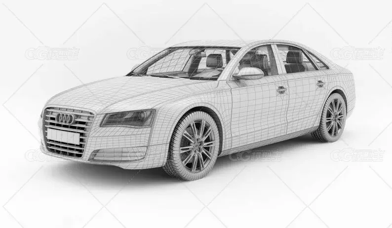 10个精品汽车3D模型+MAX VR渲染源文件-23