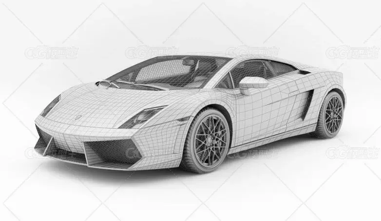 10个精品汽车3D模型+MAX VR渲染源文件-25