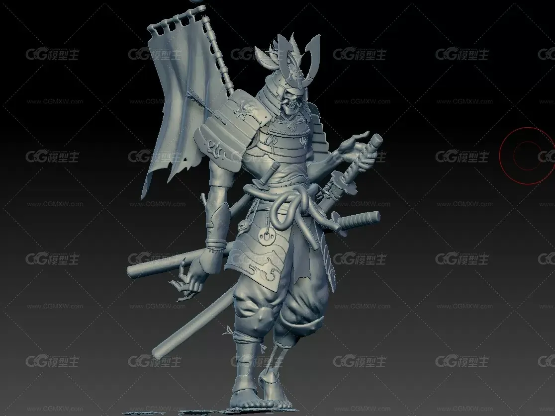 日本武士模型-2