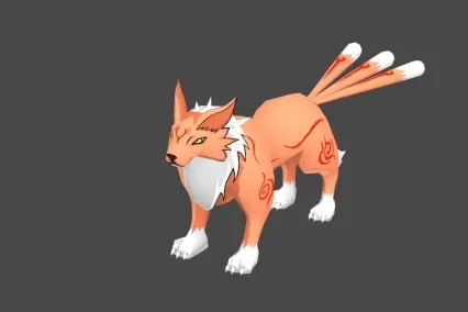 原画 狐狸  魔兽阿狸