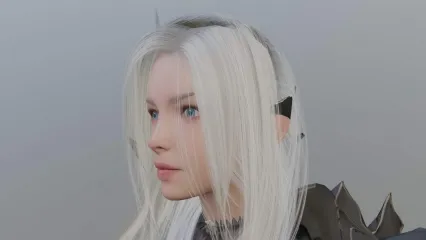 黑色沙漠 Black Desert 黑暗骑士 女性 人物角色 3D模型