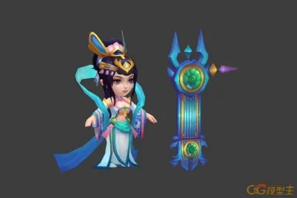 Q版 天魔琴 圣女 仙子