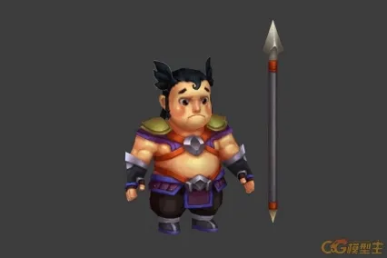 Q版 长枪 魔童 道士门童