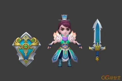 Q版 青莲隐士 道士