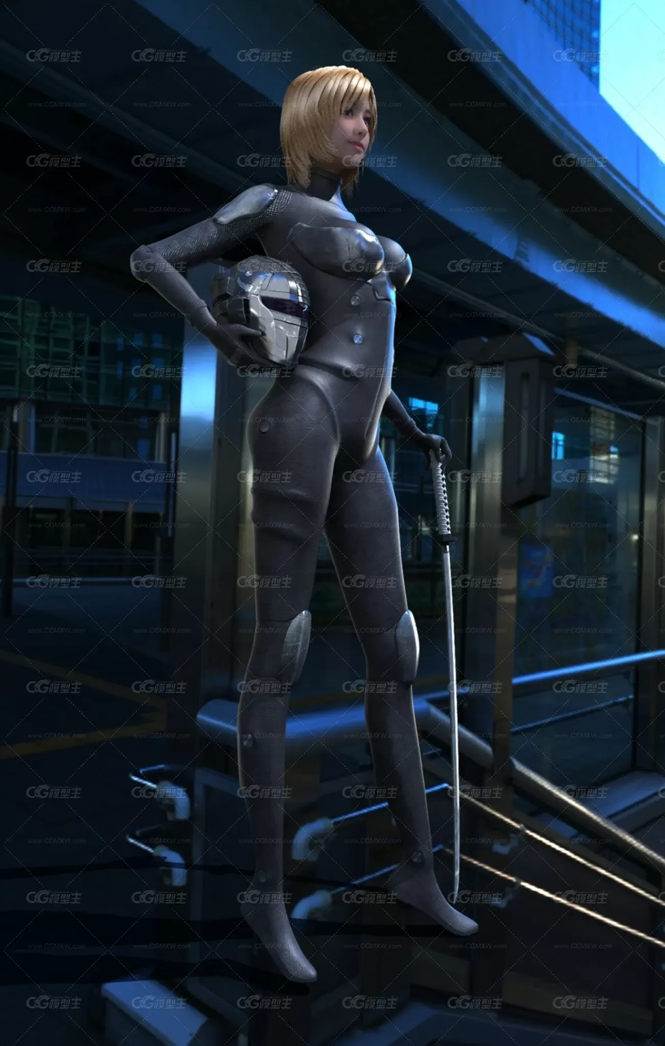 次时代科幻女武士-3