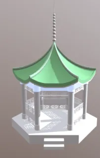 中國風建築─攢尖殿