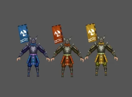 武士 日本 倭国 古代 武侠 仙侠 换色 旗兵