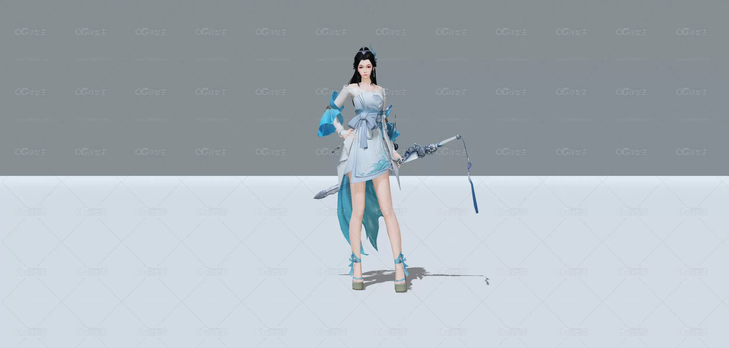 一梦江湖 蓝瑶套装 女-1