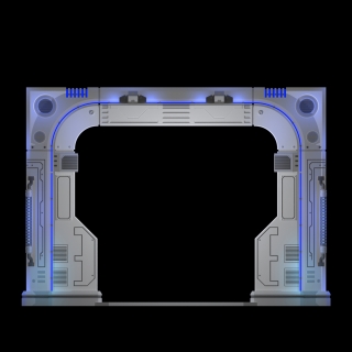 高科技传送门（有材质无贴图）