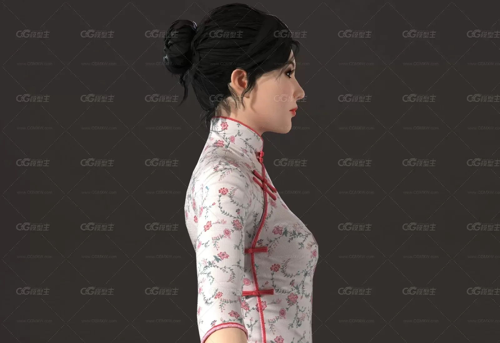 旗袍女人 民国美女 中国风旗袍 古风 上海滩女子 舞女 歌姬 青花花纹-7