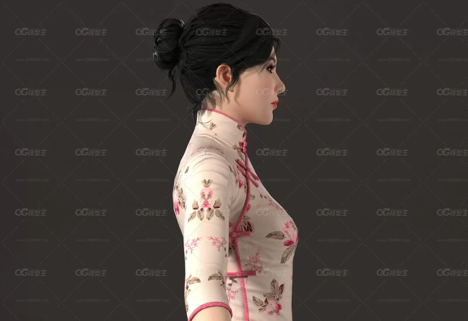 旗袍女人 民国美女 中国风旗袍 古风 上海滩女子 舞女 歌姬 青花花纹-11
