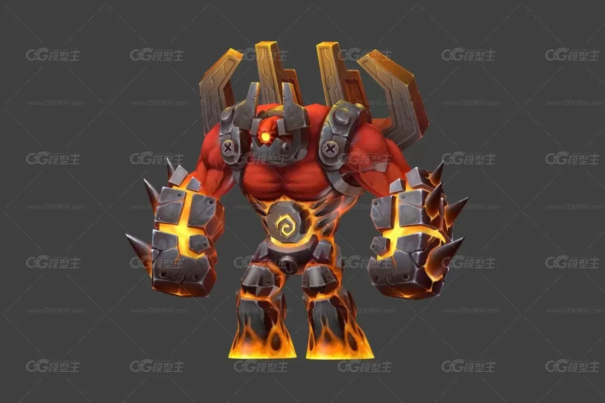 火焰魔石怪 火焰魔尊-1
