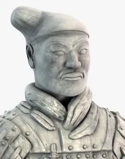 3DMAX 模型超精细兵马俑第4个