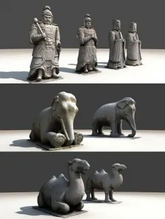 3dmax模型-石像生